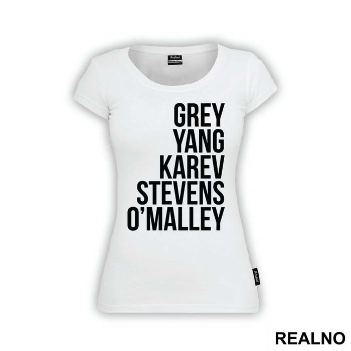 Grey Yang Karev Stevens O'Malley - Grey's Anatomy