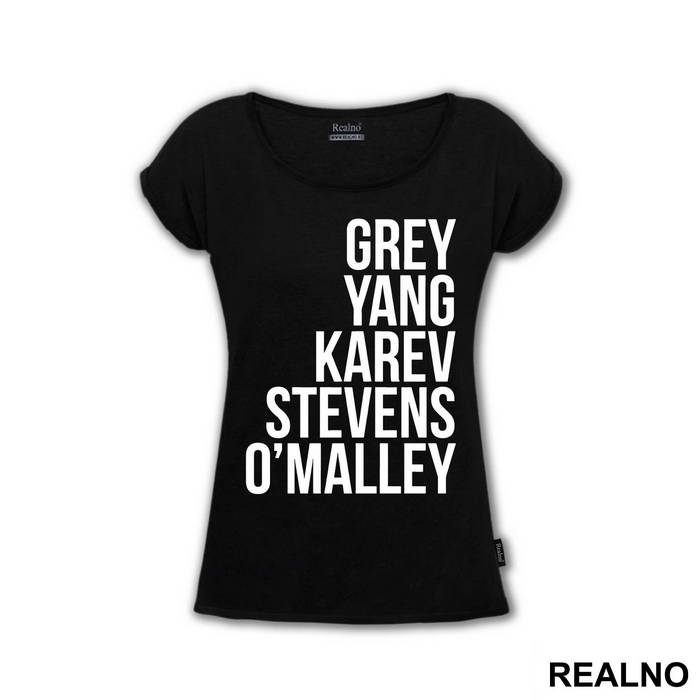 Grey Yang Karev Stevens O'Malley - Grey's Anatomy