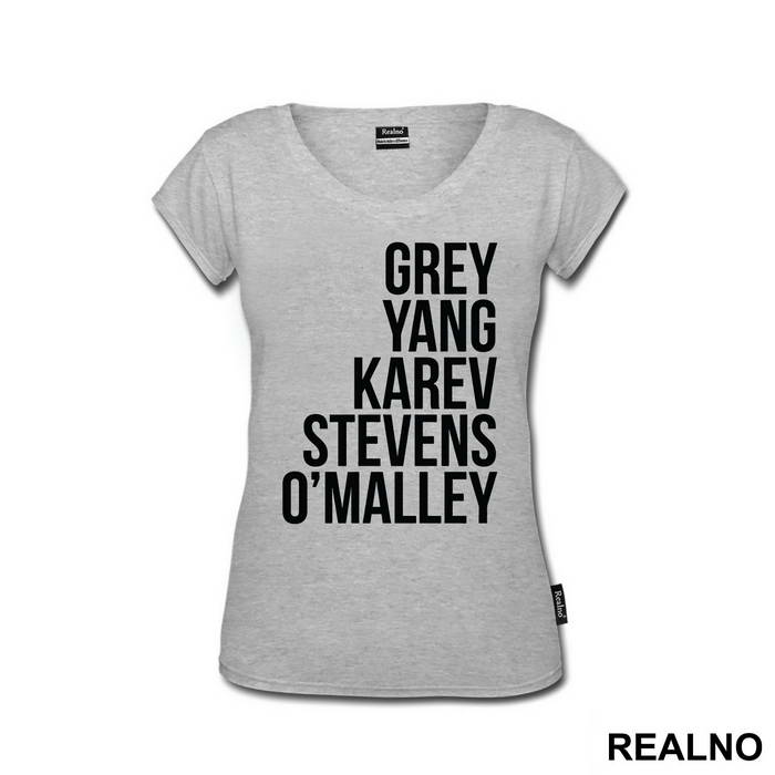 Grey Yang Karev Stevens O'Malley - Grey's Anatomy