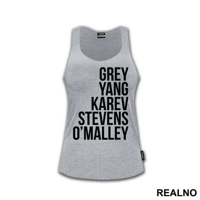 Grey Yang Karev Stevens O'Malley - Grey's Anatomy