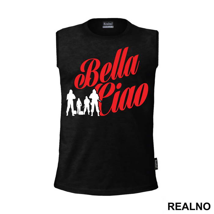 Bella Ciao Characters Silhouette - La Casa de Papel - Money Heist - Majica