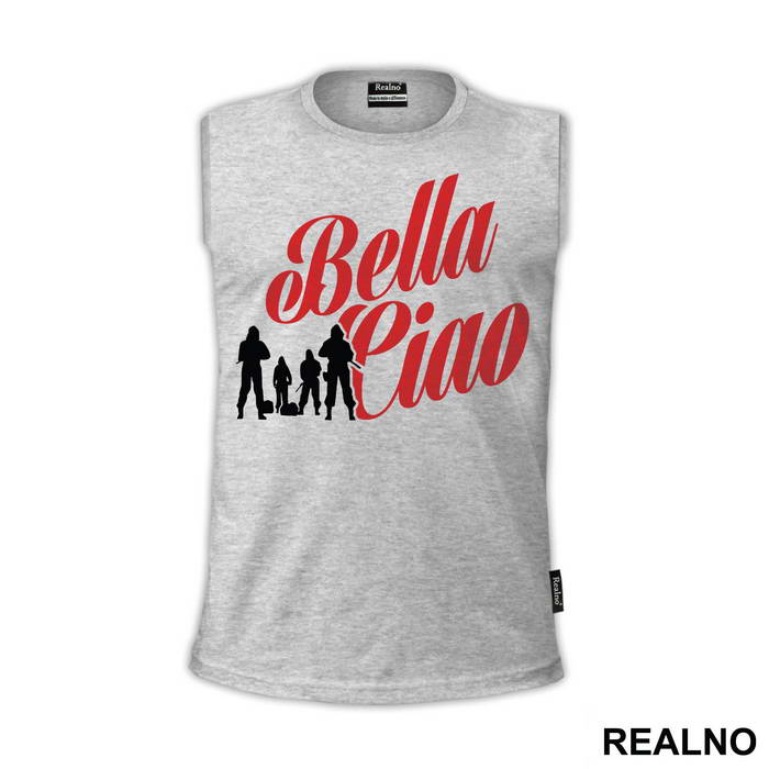 Bella Ciao Characters Silhouette - La Casa de Papel - Money Heist - Majica