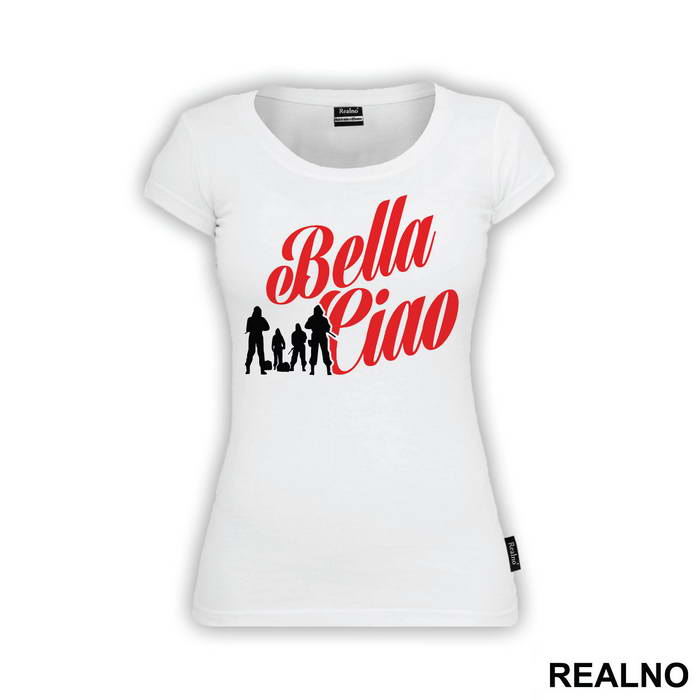 Bella Ciao Characters Silhouette - La Casa de Papel - Money Heist - Majica