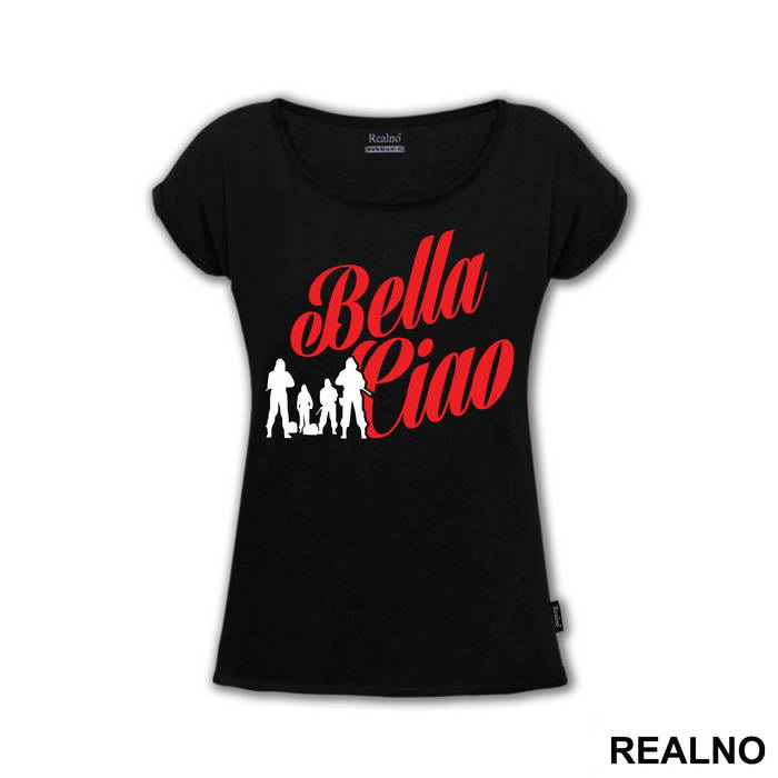Bella Ciao Characters Silhouette - La Casa de Papel - Money Heist - Majica