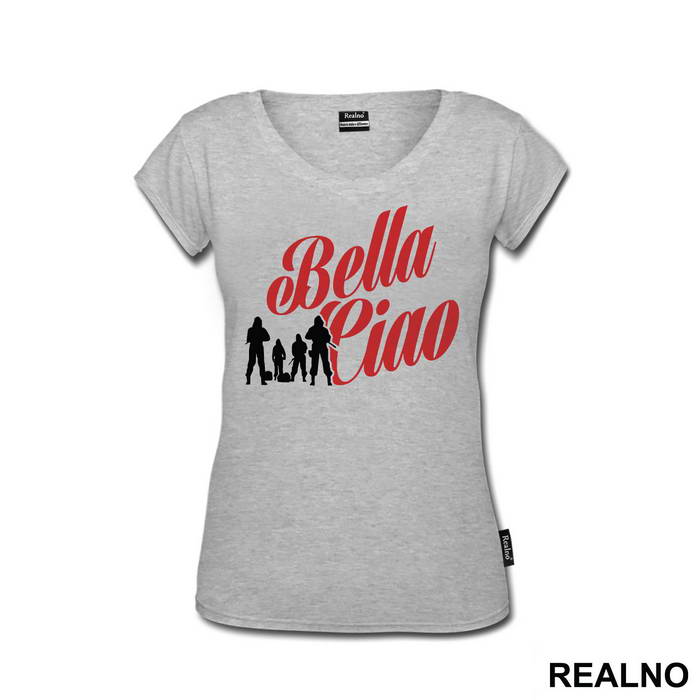 Bella Ciao Characters Silhouette - La Casa de Papel - Money Heist - Majica
