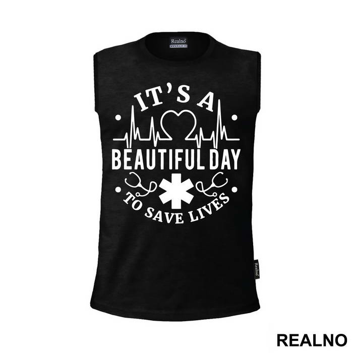 It's a Beautiful Day To Save Lives Logo - Grey's Anatomy