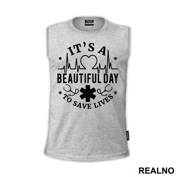 It's a Beautiful Day To Save Lives Logo - Grey's Anatomy