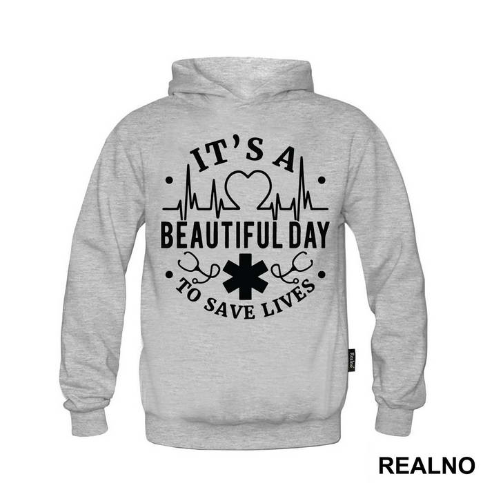 It's a Beautiful Day To Save Lives Logo - Grey's Anatomy