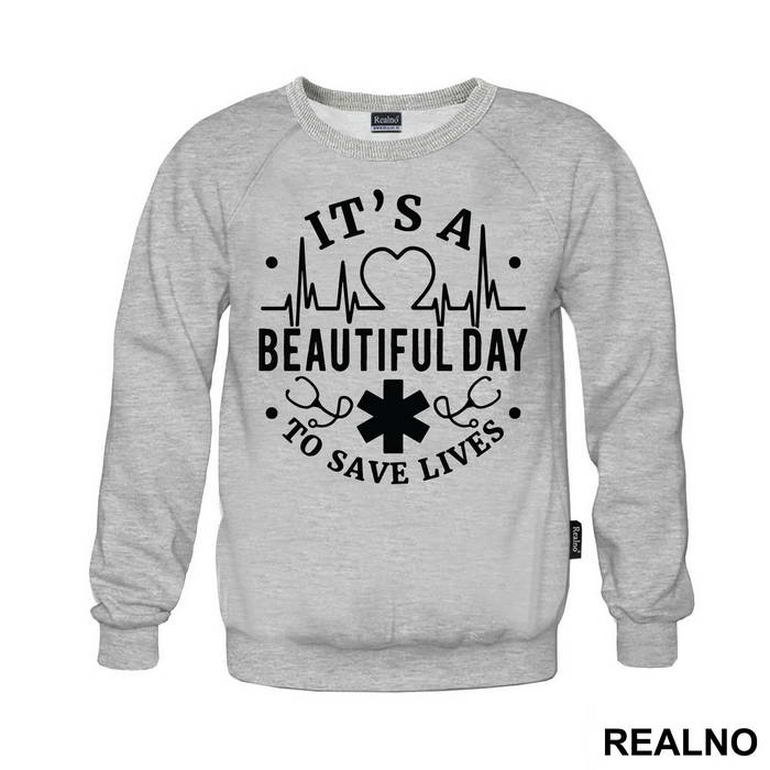 It's a Beautiful Day To Save Lives Logo - Grey's Anatomy