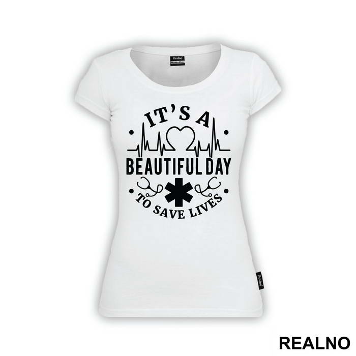 It's a Beautiful Day To Save Lives Logo - Grey's Anatomy