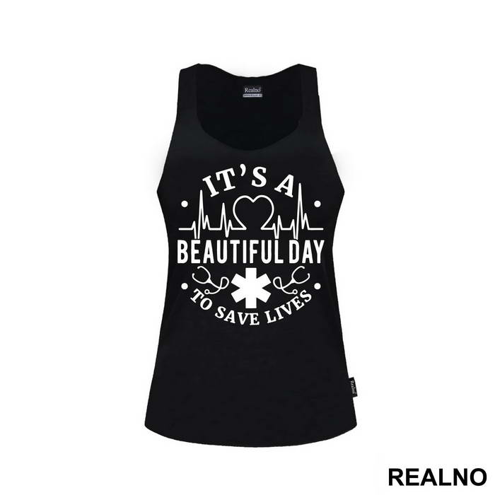 It's a Beautiful Day To Save Lives Logo - Grey's Anatomy
