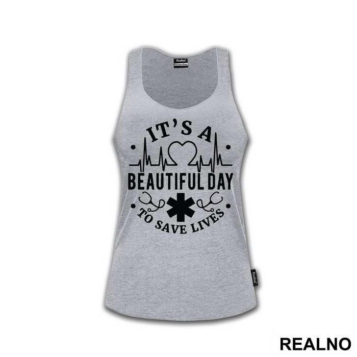 It's a Beautiful Day To Save Lives Logo - Grey's Anatomy