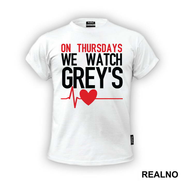 On Thursdays We Watch Grey's - Grey's Anatomy