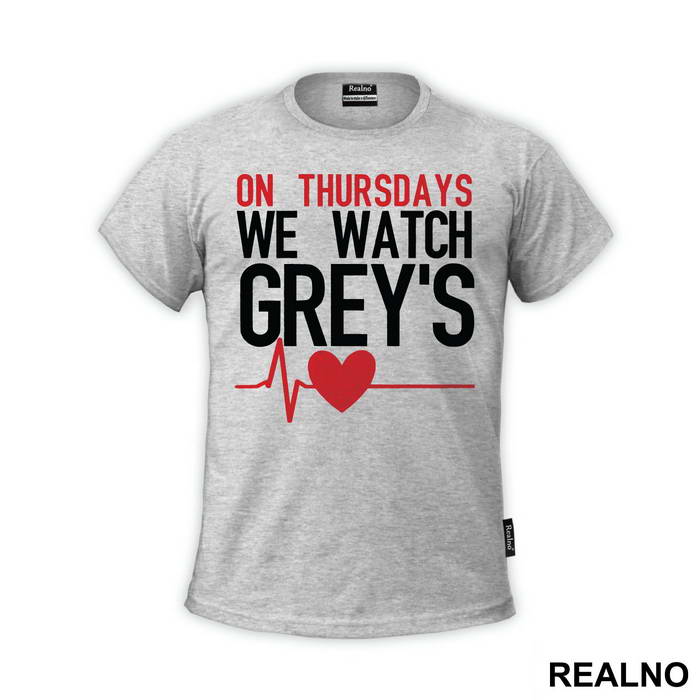 On Thursdays We Watch Grey's - Grey's Anatomy