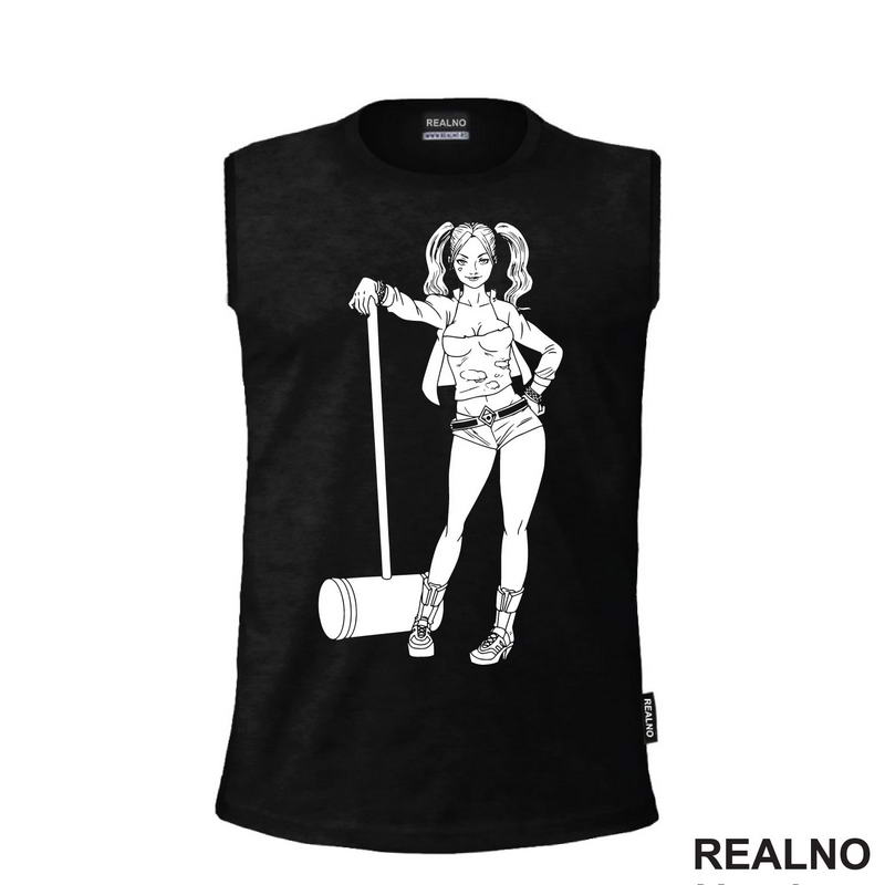 With A Hammer - Standing - Harley Quinn