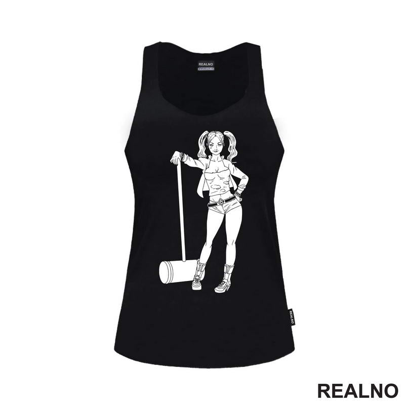 With A Hammer - Standing - Harley Quinn