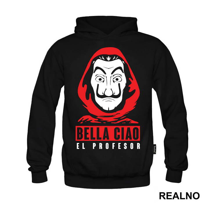 Red Hood Bella Ciao El Profesor - The Professor - La Casa de Papel - Money Heist - Majica
