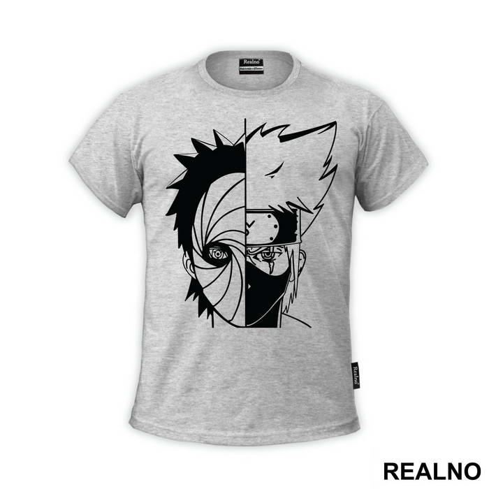 Obito and Kakashi Split - Naruto