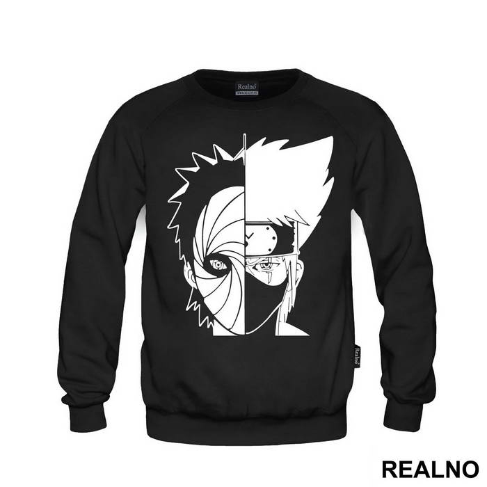Obito and Kakashi Split - Naruto