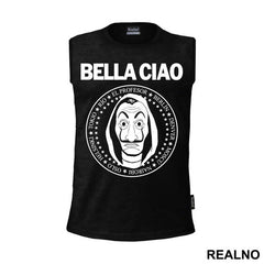 Bella Ciao - Ramones Circle Stars - La Casa de Papel - Money Heist - Majica