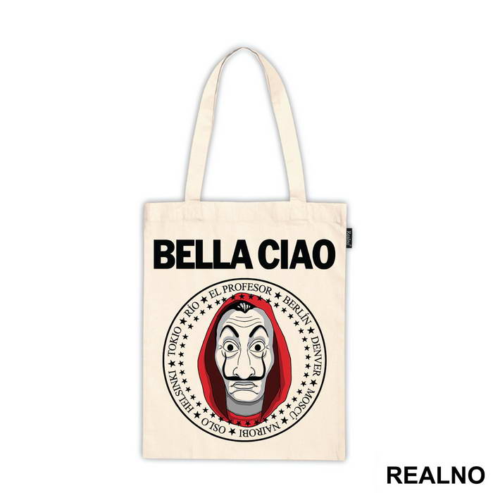 Bella Ciao - Ramones Circle Stars - La Casa de Papel - Money Heist - Majica