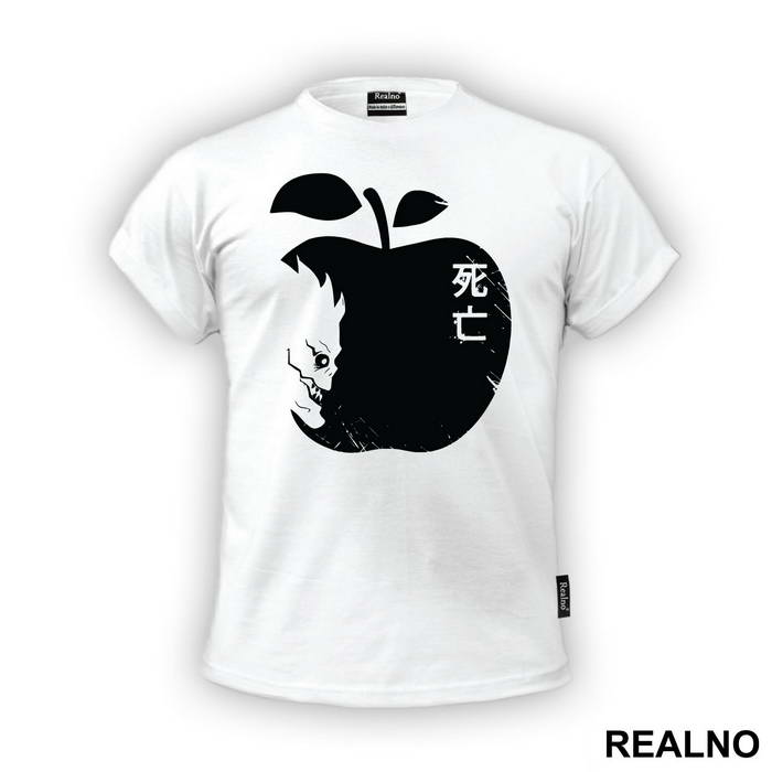 Ryuks Face in an Apple - Death Note