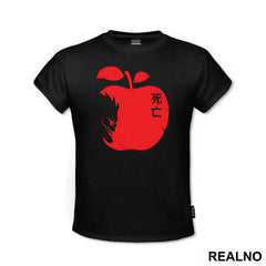 Ryuks Face in an Apple - Death Note