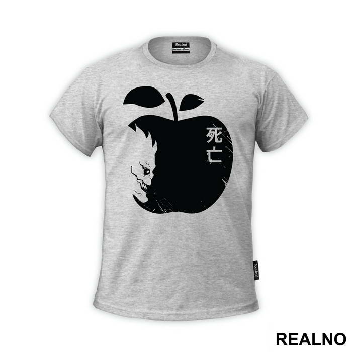 Ryuks Face in an Apple - Death Note