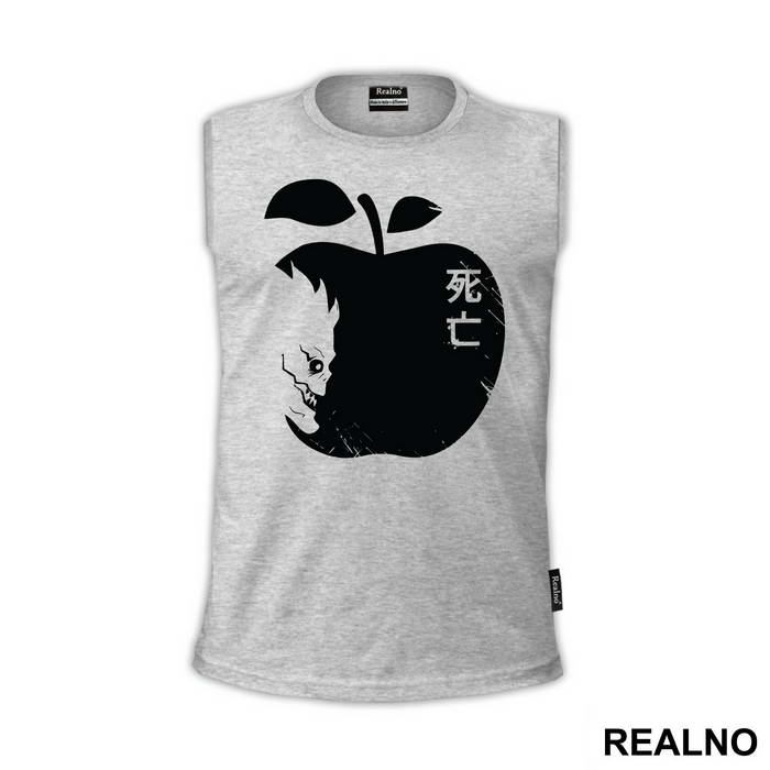 Ryuks Face in an Apple - Death Note