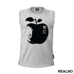 Ryuks Face in an Apple - Death Note