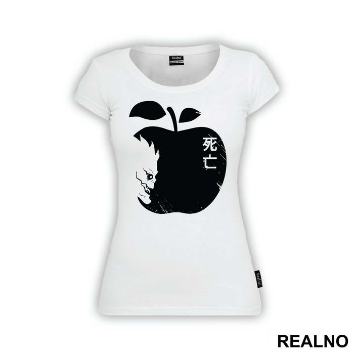 Ryuks Face in an Apple - Death Note
