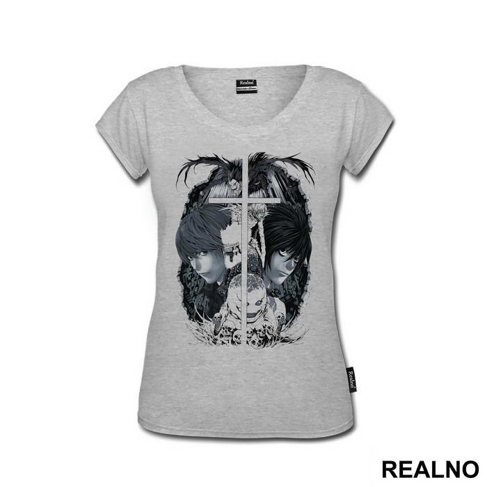 Light, L and Ryuk Art - Death Note