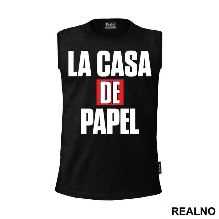Logo Text - La Casa de Papel - Money Heist - Majica