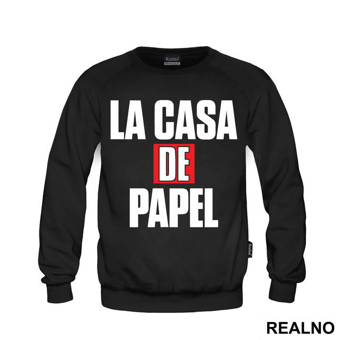 Logo Text - La Casa de Papel - Money Heist - Majica
