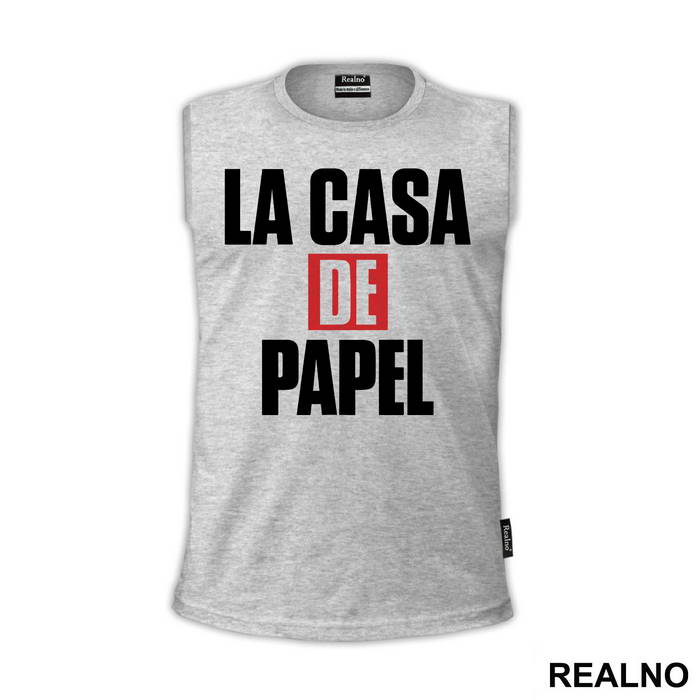 Logo Text - La Casa de Papel - Money Heist - Majica