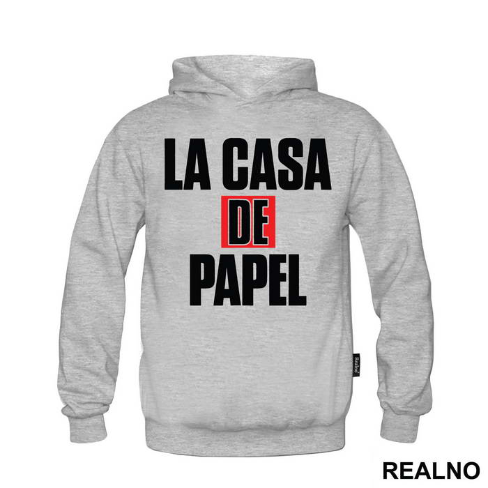 Logo Text - La Casa de Papel - Money Heist - Majica