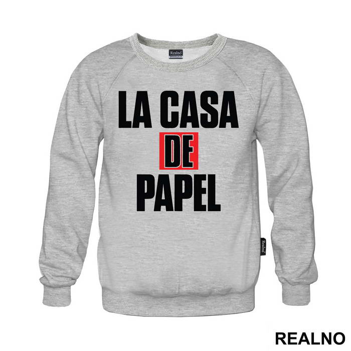Logo Text - La Casa de Papel - Money Heist - Majica