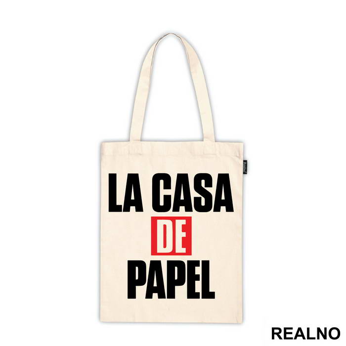 Logo Text - La Casa de Papel - Money Heist - Majica