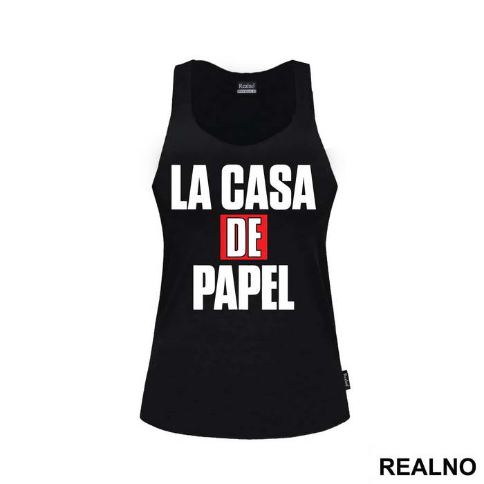 Logo Text - La Casa de Papel - Money Heist - Majica