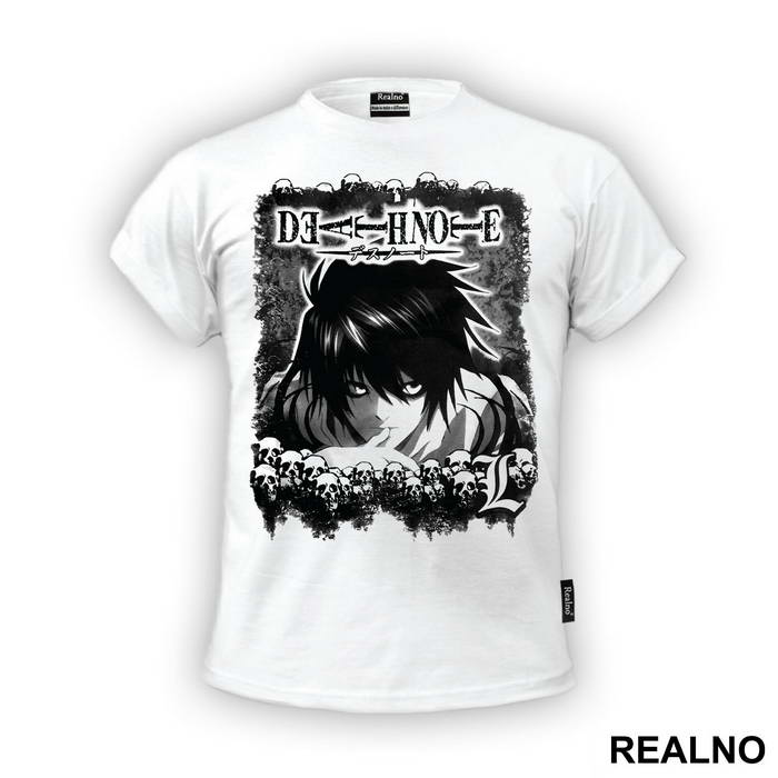 L Thinking Portrait - Death Note