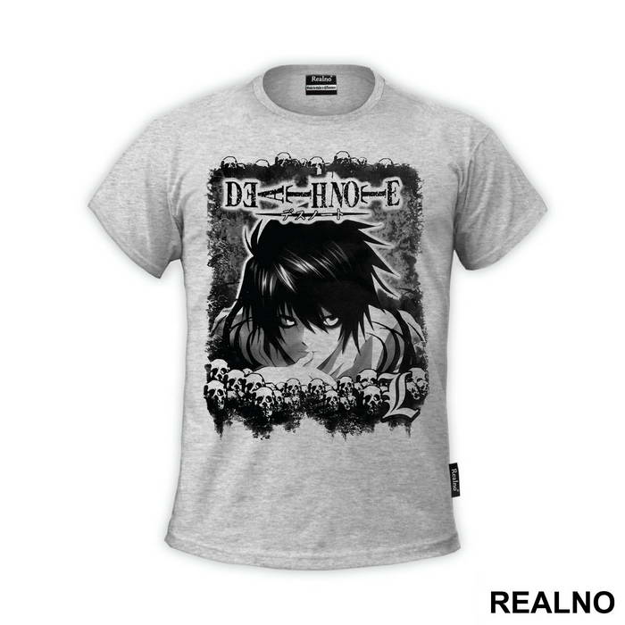 L Thinking Portrait - Death Note