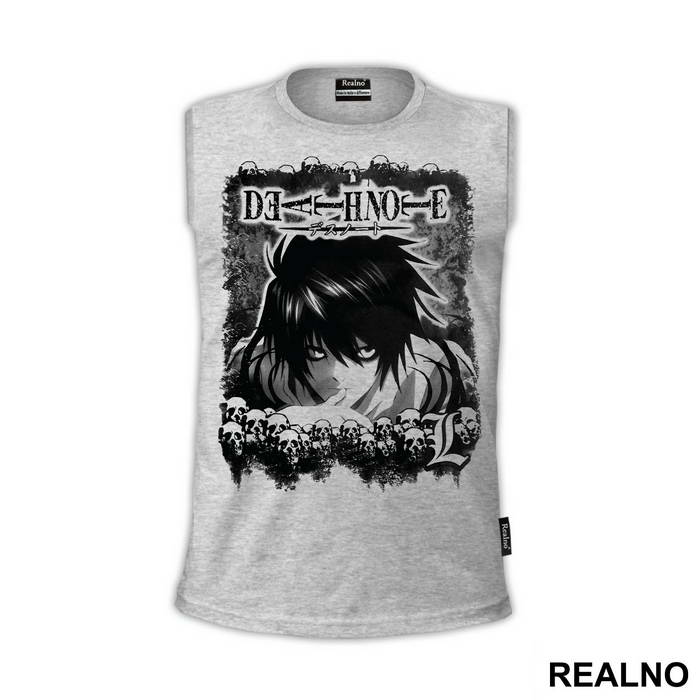 L Thinking Portrait - Death Note