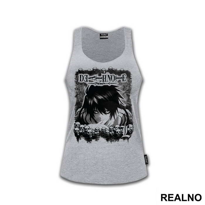 L Thinking Portrait - Death Note