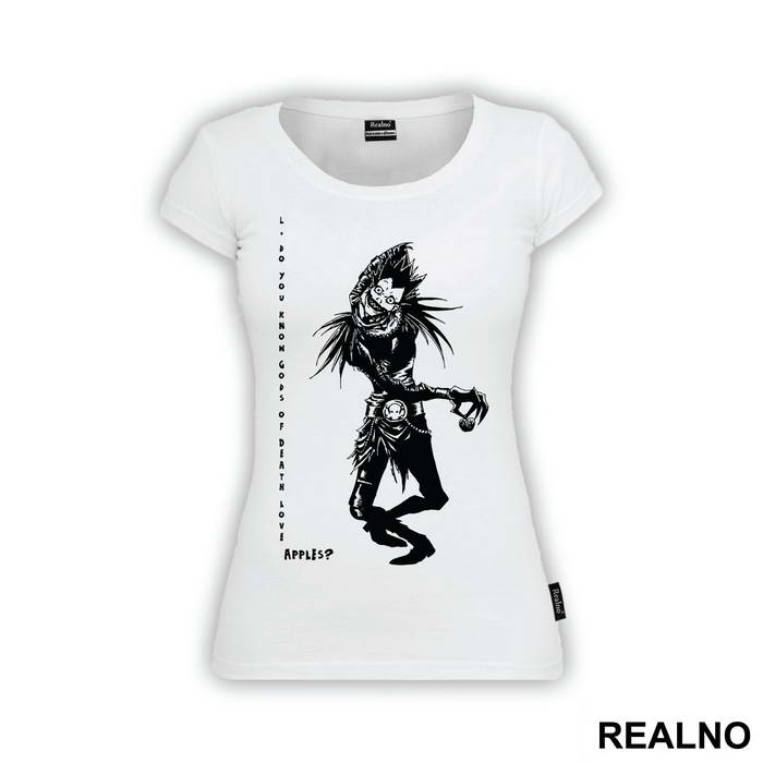 L Do You Know Gods Of Death love Apples - Death Note