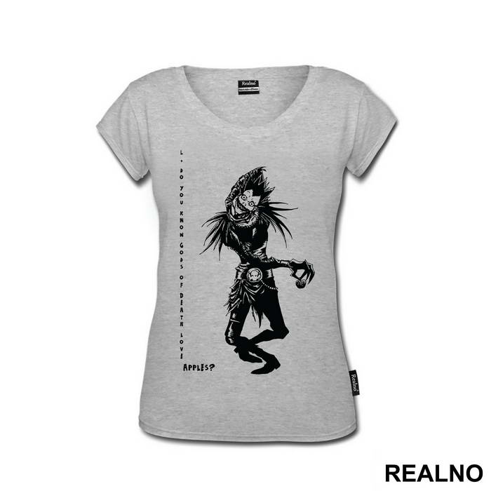 L Do You Know Gods Of Death love Apples - Death Note