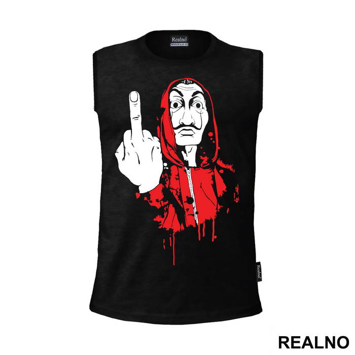 Middle Finger Up - La Casa de Papel - Money Heist - Majica