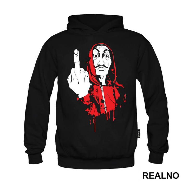 Middle Finger Up - La Casa de Papel - Money Heist - Majica