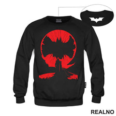 Red Logo And Shadow - Batman