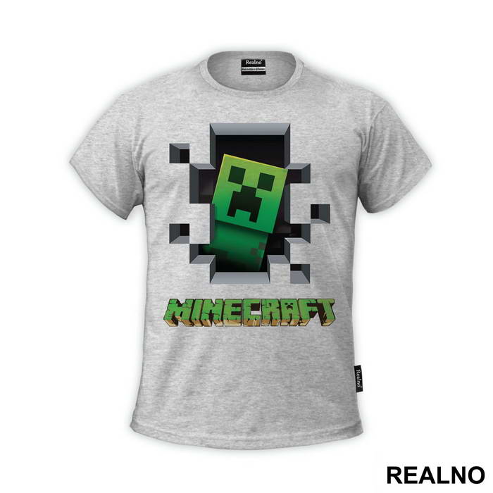 Creeper Peeking - Minecraft