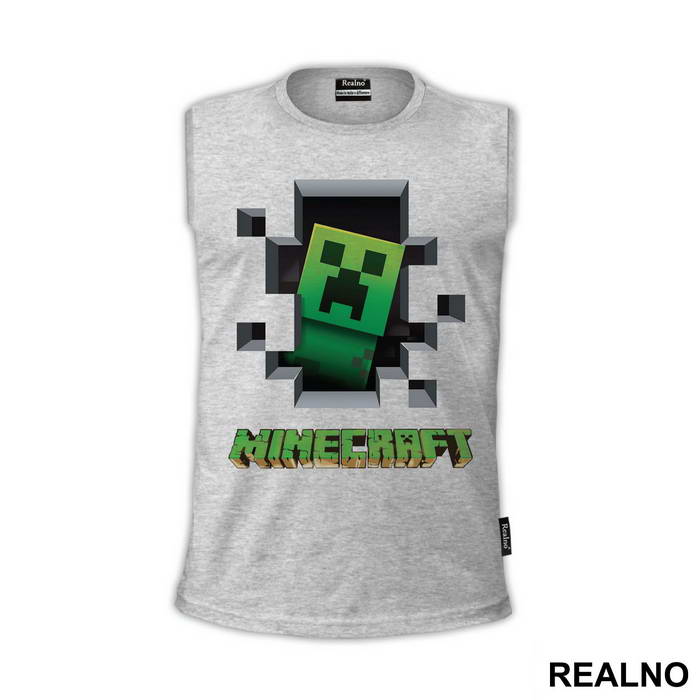 Creeper Peeking - Minecraft